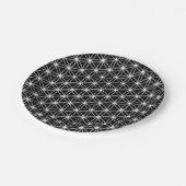 Bloem van de sacharose papieren bordje (Gekanteld)