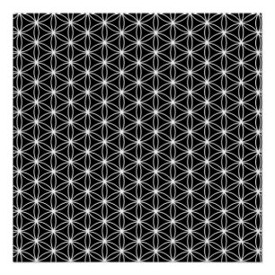 Bloem van de sacharose perfect poster