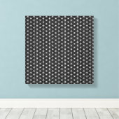 Bloem van de sacharose van het leven canvas afdruk (Insitu (Houten vloer))