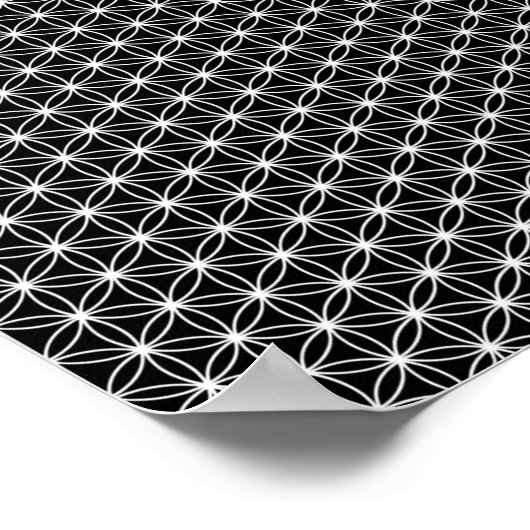 Bloem van de sacharose van het leven poster (Hoek)