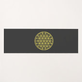 Bloem van de sacharose van het leven yogamat (Voorkant (horizontaal))