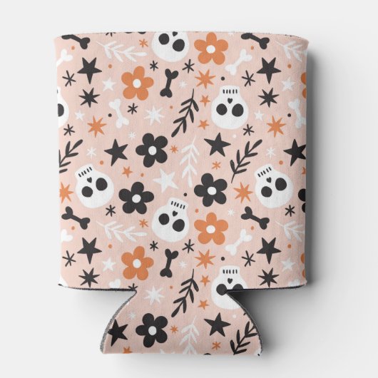 Bloem van de schedel blikjeskoeler (Achterkant)