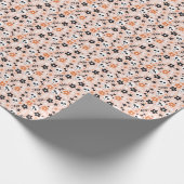 Bloem van de schedel cadeaupapier (Hoek)