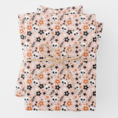 Bloem van de schedel inpakpapier vel (In situ)