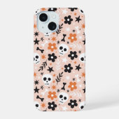 Bloem van de schedel iPhone 15 case (Achterkant)