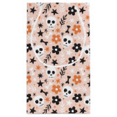 Bloem van de schedel klein cadeauzakje (Achterkant)