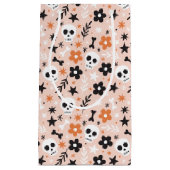 Bloem van de schedel klein cadeauzakje (Voorkant)