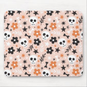 Bloem van de schedel muismat (Voorkant)