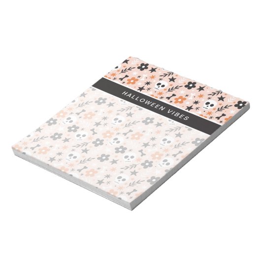 Bloem van de schedel notitieblok (Linkerzijde)