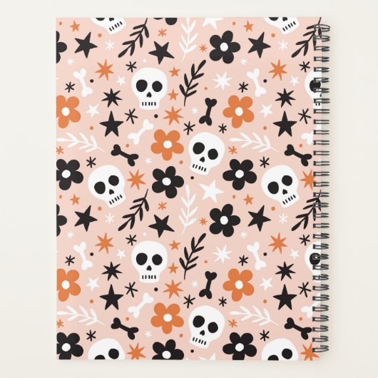 Bloem van de schedel planner (Achterkant)
