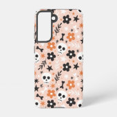 Bloem van de schedel samsung galaxy hoesje (Achterkant)