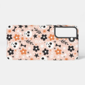 Bloem van de schedel samsung galaxy hoesje (Achterkant horizontaal)