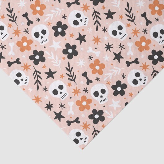 Bloem van de schedel tissuepapier (Detail)