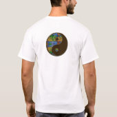 Bloem van de Weave Yin-Yang T-shirt (Achterkant)
