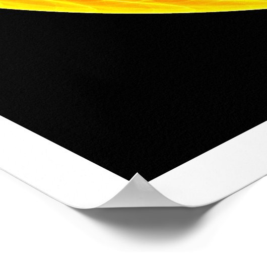 Bloem van de zon poster (Hoek)