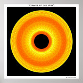 Bloem van de zon poster (Voorkant)