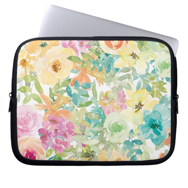 Bloem van Gebroken Hart Laptop Sleeve (Voorkant)