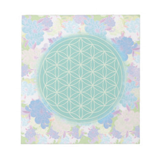 bloem van het groene leven, notitieblok