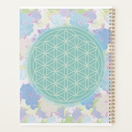 bloem van het groene leven, planner (Achterkant)