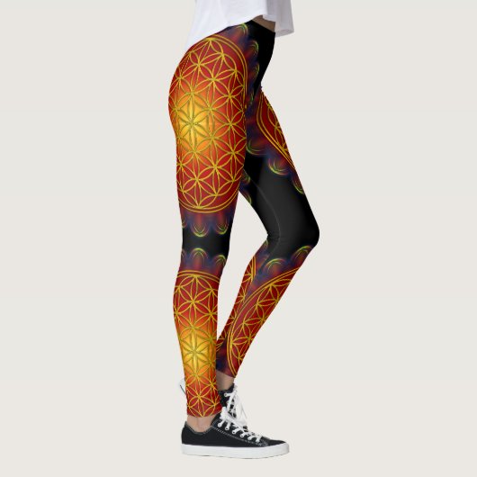 Bloem van het Leven - Apophysis Mandala I Leggings (Rechts)