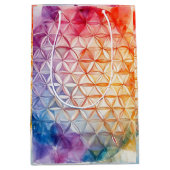 Bloem van het Leven - Aquarel Schilderij Medium Cadeauzakje (Voorkant)