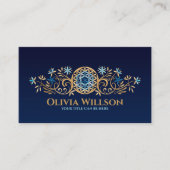 Bloem van het leven - bloeien Ornament Visitekaartje (Voorkant)