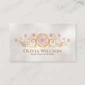 Bloem van het leven - bloeien Ornament Visitekaartje (Voorkant)