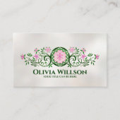 Bloem van het leven - bloeien Ornament Visitekaartje (Voorkant)
