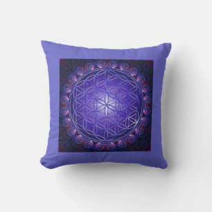 BLOEM VAN HET LEVEN / Bloem des Lebens Mandala I V Kussen