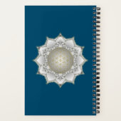 Bloem van het Leven - Bloesem Mandala 1 Notitieboek (Achterkant)