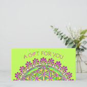 Bloem van het leven -  bloesems 2 (Staand voorkant)