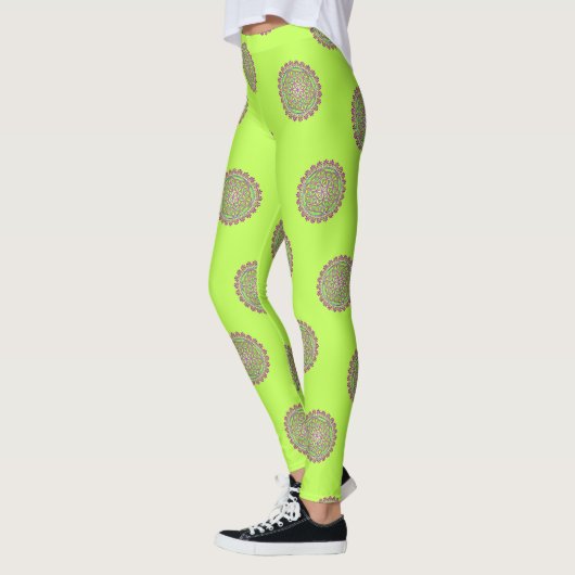 Bloem van het leven -  bloesems 2 leggings (Links)