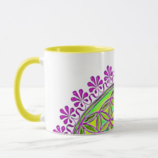 Bloem van het leven -  bloesems 2 mok (Links)