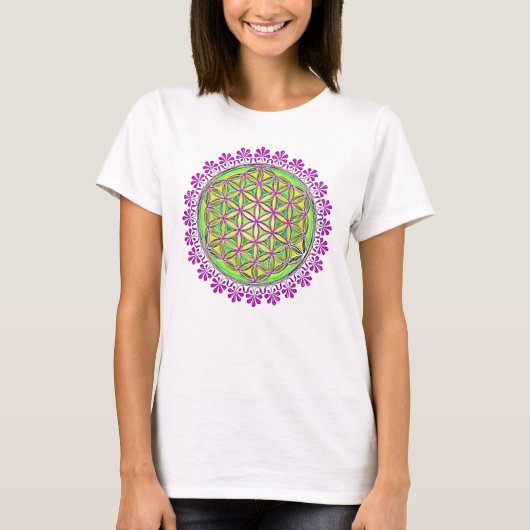 Bloem van het leven - bloesems 2 t-shirt (Voorkant)