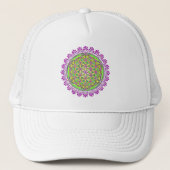 Bloem van het leven - bloesems 2 trucker pet (Voorkant)