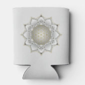 Bloem van het leven - bloesems Mandala 1 Blikjeskoeler (Achterkant)