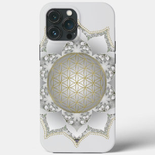 Bloem van het leven - bloesems Mandala 1 Case-Mate iPhone Case