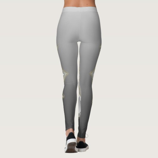 Bloem van het leven - bloesems Mandala 1 Leggings (Achterkant)