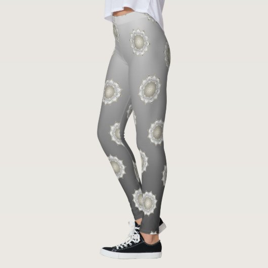 Bloem van het leven - bloesems Mandala 1 Leggings (Links)