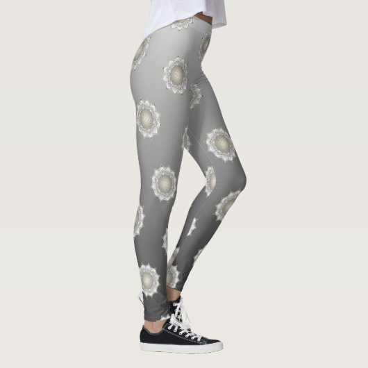 Bloem van het leven - bloesems Mandala 1 Leggings (Rechts)