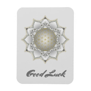 Bloem van het leven - bloesems Mandala 1 Magneet