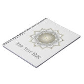 Bloem van het leven - bloesems Mandala 1 Notitieboek (Linkerzijde)