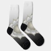 Bloem van het leven - bloesems Mandala 1 Sokken (Rechts)