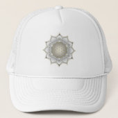 Bloem van het leven - bloesems Mandala 1 Trucker Pet (Voorkant)
