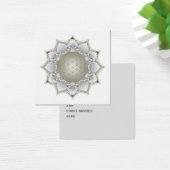 Bloem van het leven - bloesems Mandala 1 Vierkante Visitekaartjes (Bureau)