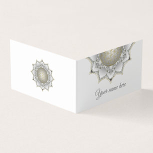 Bloem van het leven - bloesems Mandala 1 Visitekaartje