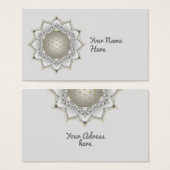 Bloem van het leven - bloesems Mandala 1 Visitekaartje (Voorkant /achterkant)