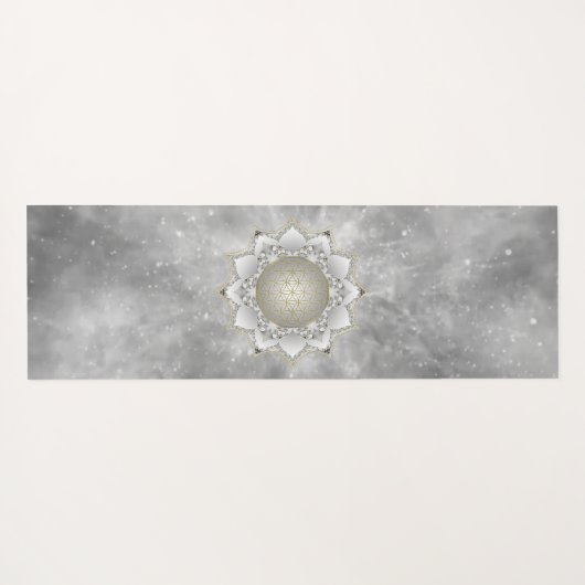 Bloem van het leven - bloesems Mandala 1 Yogamat (Achterkant (horizontaal))