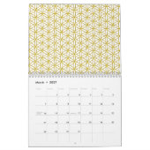 Bloem van het leven / Blume des Lebens - gouden pa Kalender (Mar 2027)