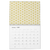 Bloem van het leven / Blume des Lebens - gouden pa Kalender (Jan 2027)
